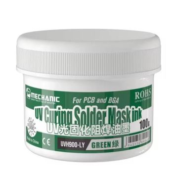 UV MECHANIC UV curing solder mask ink [Green] UVH900-LY