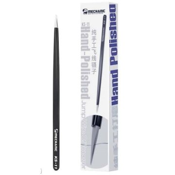 Mechanic handmade jump wire tweezer KS-11
