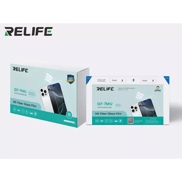 RELIFE GF-7MU High-Definition Fiber Glass Protective Film — Boîte 25 pcs