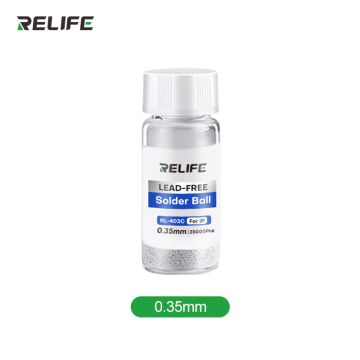 RELIFE RL-403C Lead-free hardcover solder balls / 0.35MM25000 Pieces