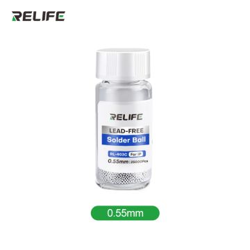 RELIFE RL-403C Lead-free hardcover solder balls / 0.55MM25000 Pieces