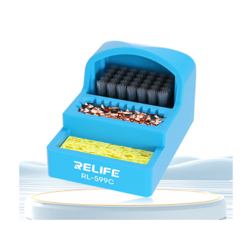 RELIFE RL-599C 3-in-1 soldering iron tip cleaner