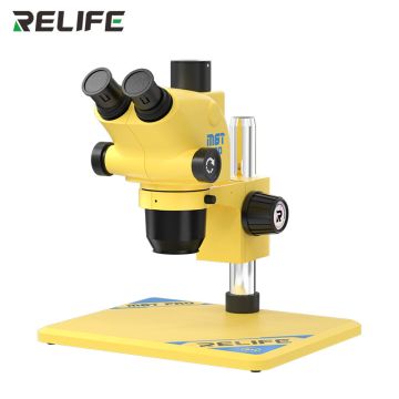 RELIFE RL-M6T Pro-B11 — Microscope trinoculaire 6.5X-65X / Blanc nacré