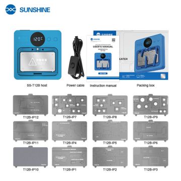 SUNSHINE SS-T12B Intelligent Maintenance Heating Platform Set/Upgraded to IP16 (13-in-1)